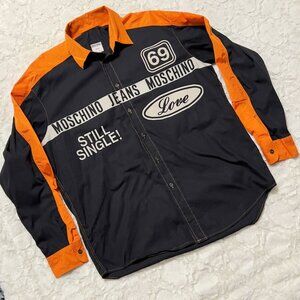 MOSCHINO "STILL SINGLE" SHIRT (VINTAGE) - L